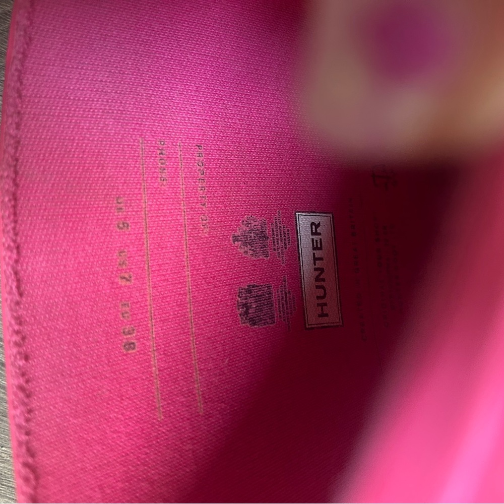 Hunter Fuchsia Waterproof Boots - Picture 5 of 6